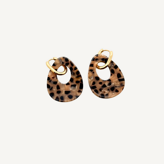 Boucles d'oreilles Chiara Écaille