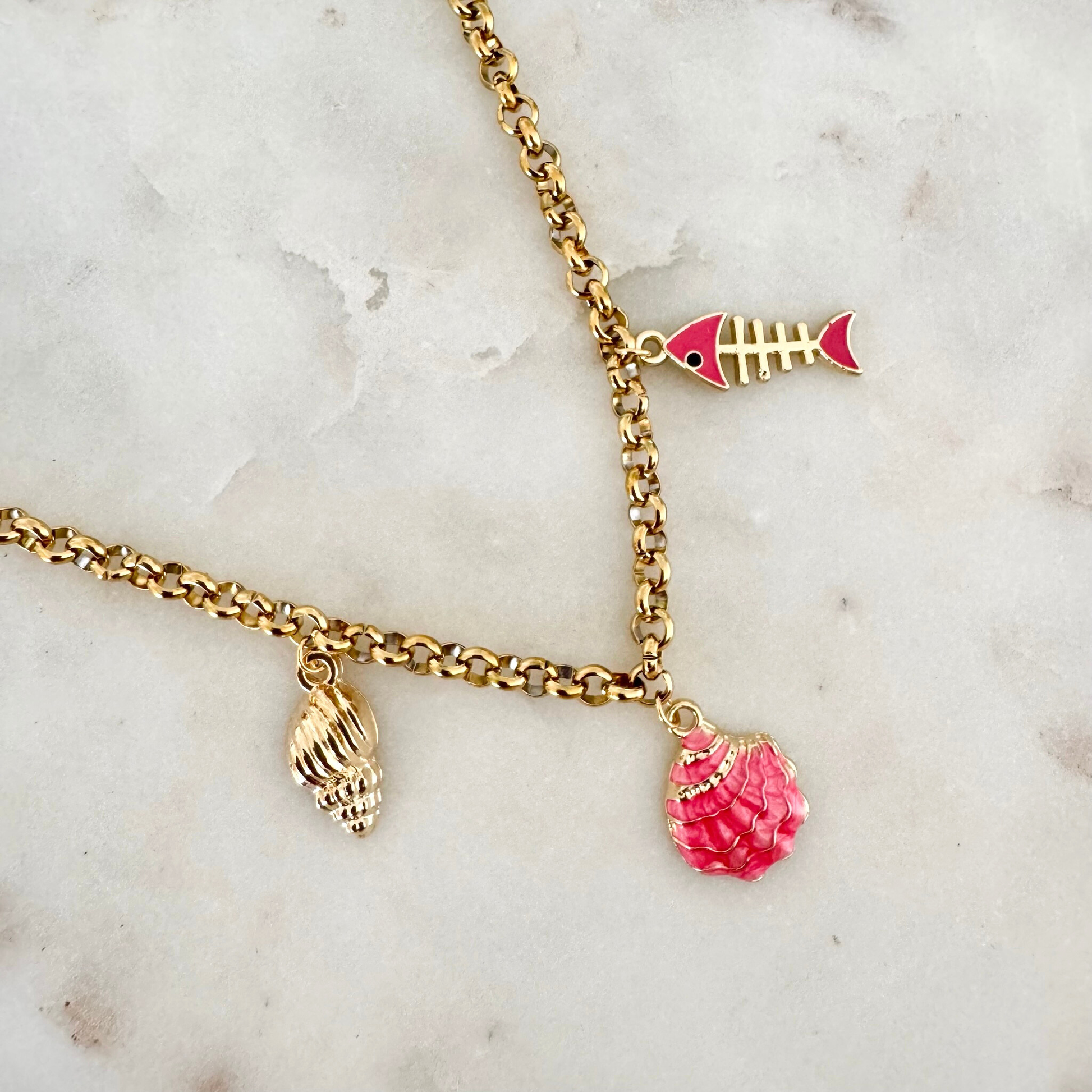 Collier Muriel rose