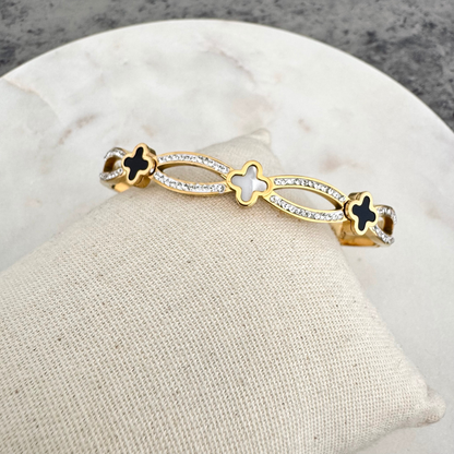 Bracelet jonc Elyn doré