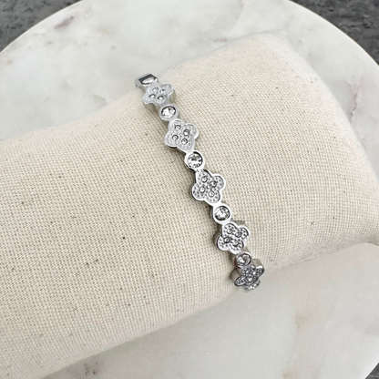 Bracelet jonc Noéline argenté