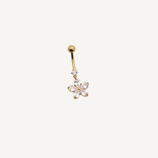 Piercing nombril Fleur