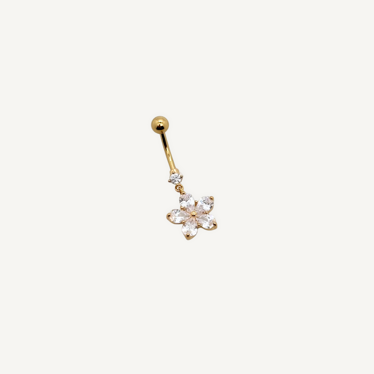 Piercing nombril Fleur