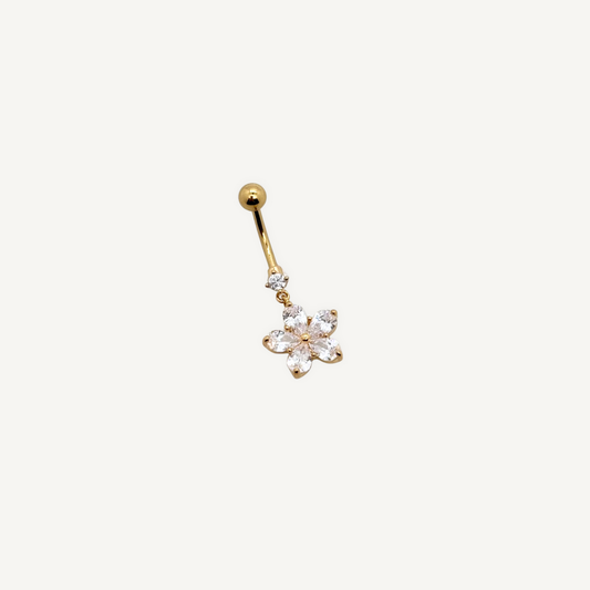 Piercing nombril Fleur