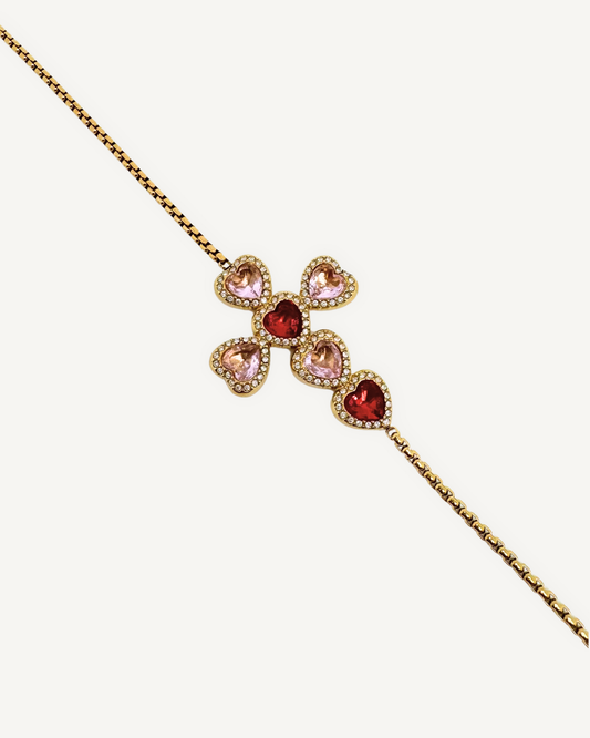 Bracelet Romance rose