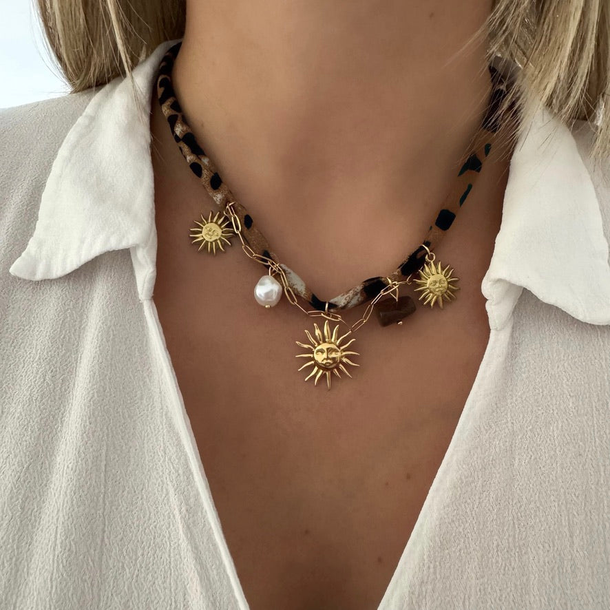 Collier Breloques Amy Soleil