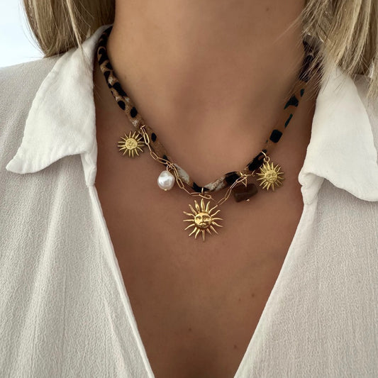 Collier Breloques Amy Soleil