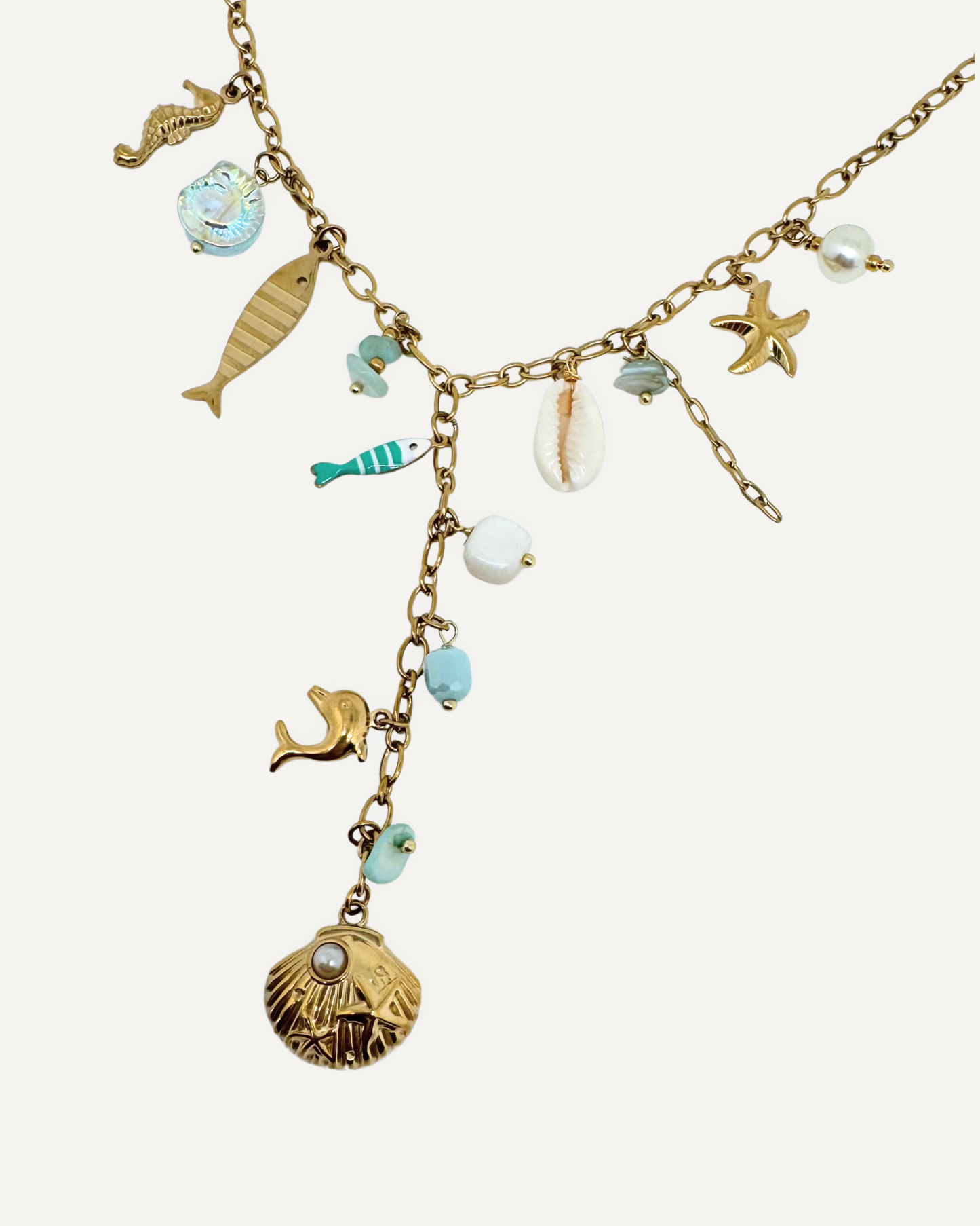 Collier Atoll bleu