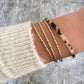 Bracelet jonc Maude beige