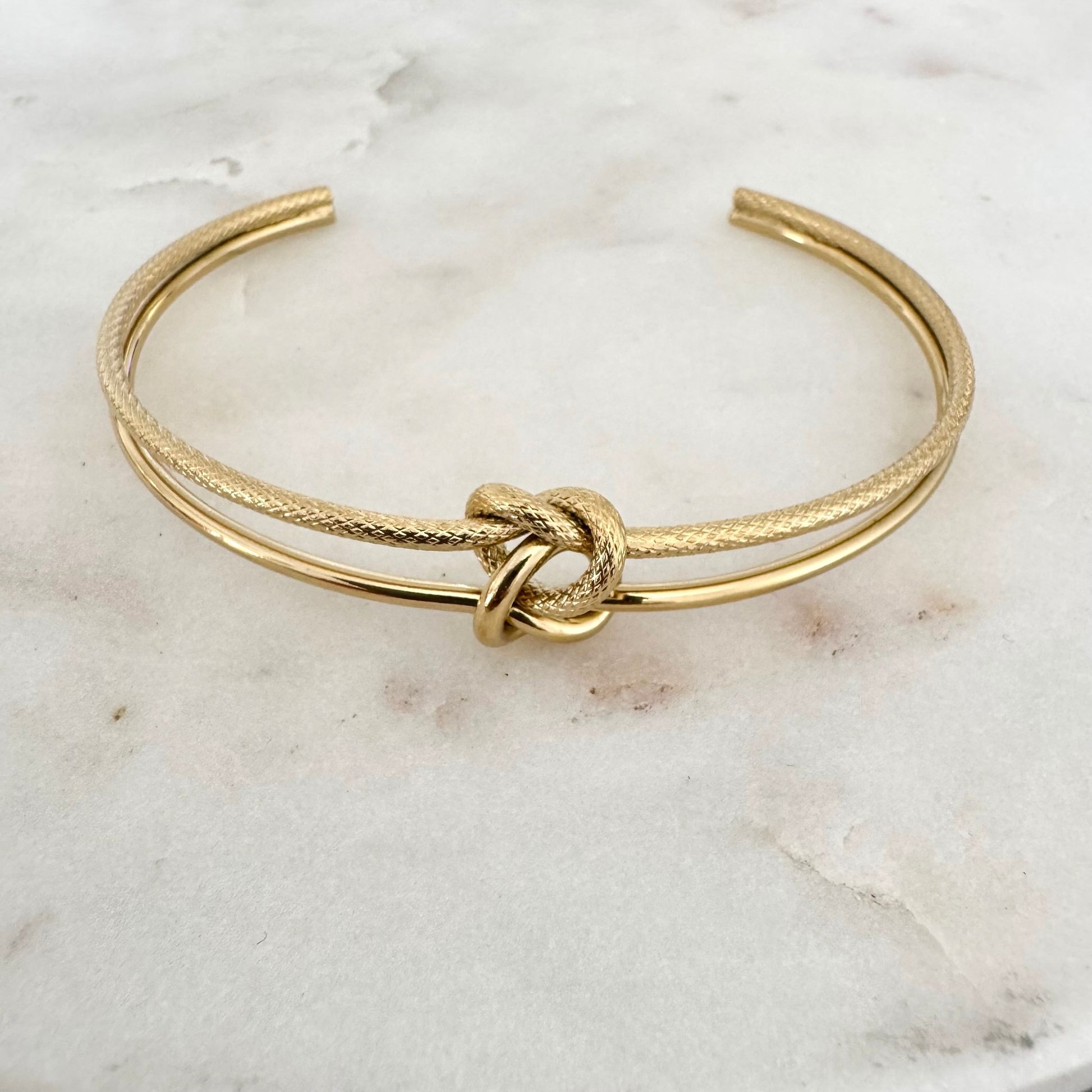 Bracelet jonc Noeud
