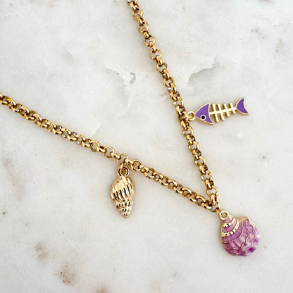 Collier Muriel violet
