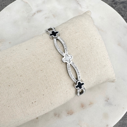 Bracelet jonc Elyn argenté