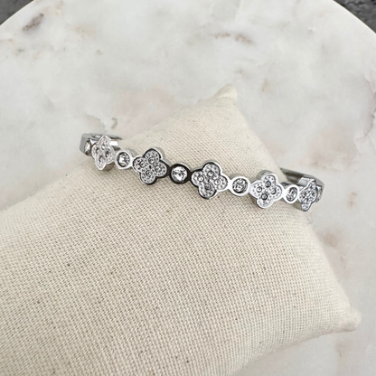 Bracelet jonc Noéline argenté