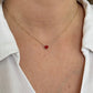 Collier Coeur rouge