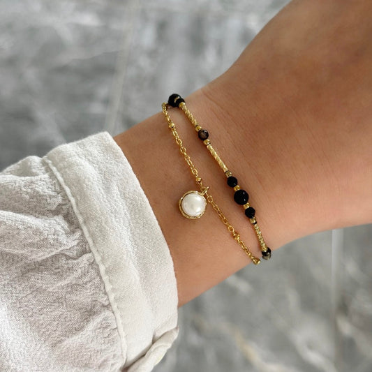 Bracelet Roselle noir