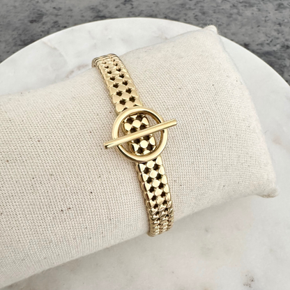 Bracelet jonc Camila doré