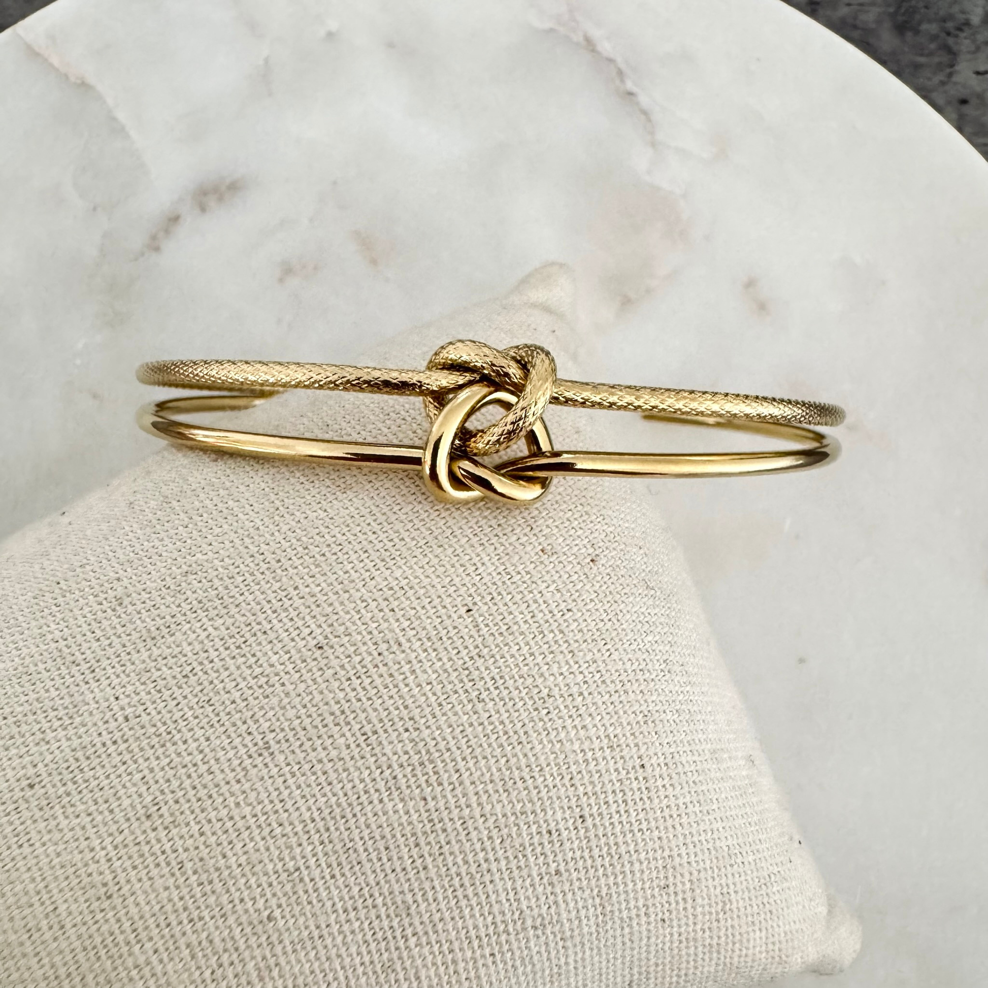 Bracelet jonc Noeud