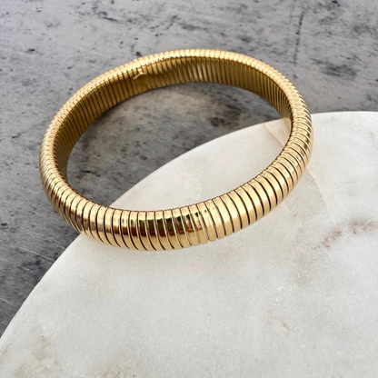 Bracelet jonc Elodie doré