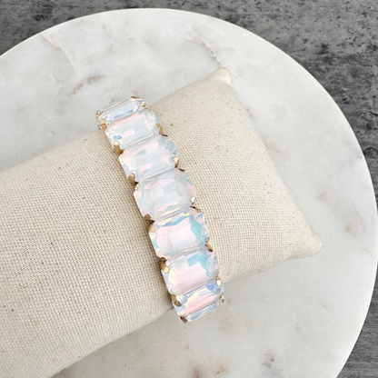 Bracelet Maxi Strass blanc