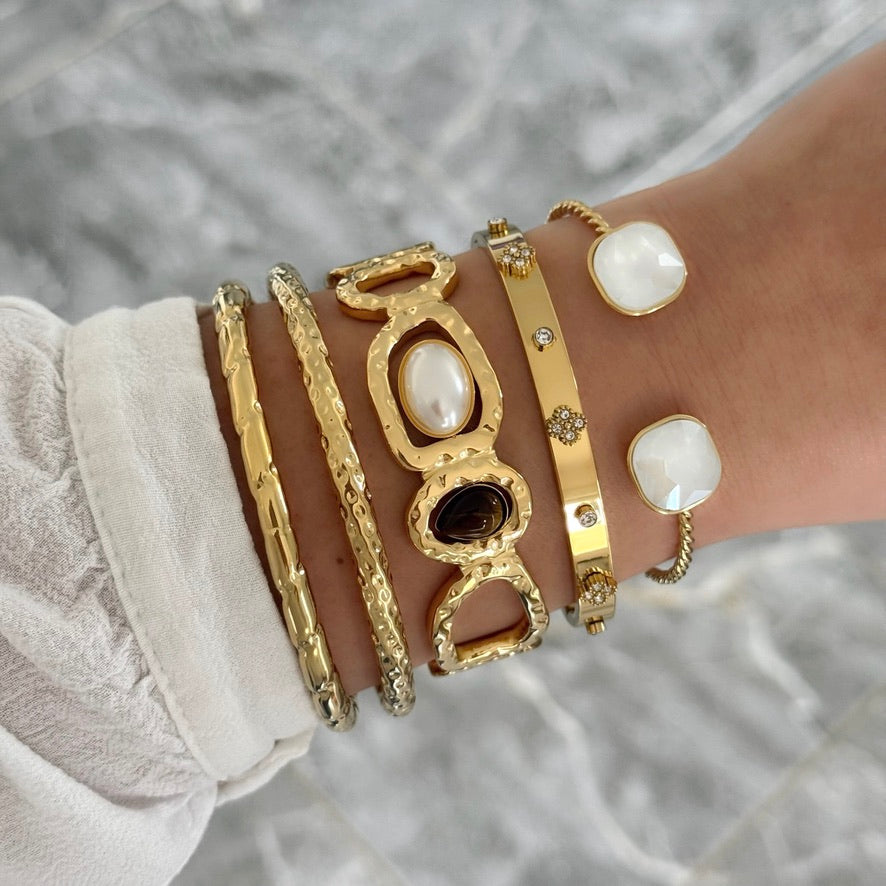 Bracelet jonc Rosa