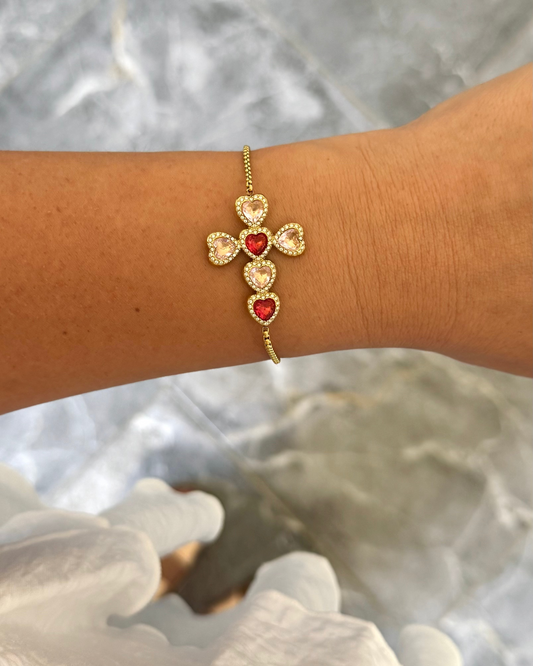 Bracelet Romance rose