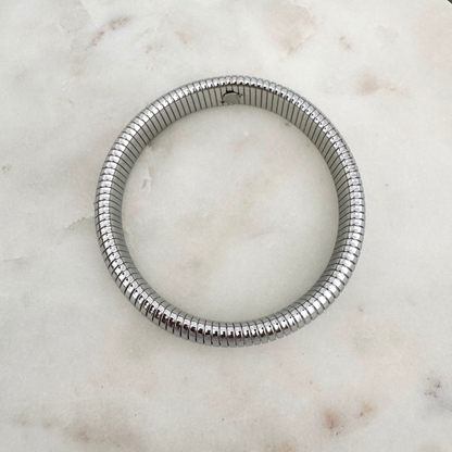 Bracelet jonc Elodie argenté