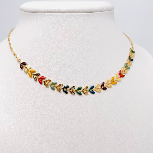 Collier Rosélie Choco