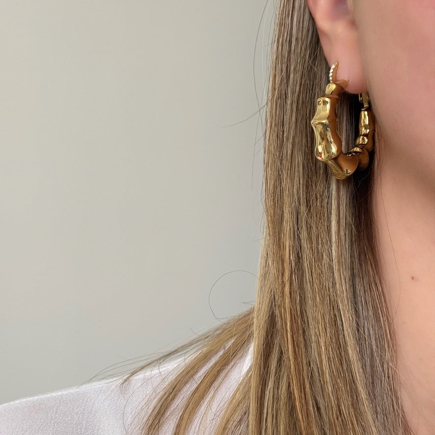 Boucles d'oreilles créoles Sophia