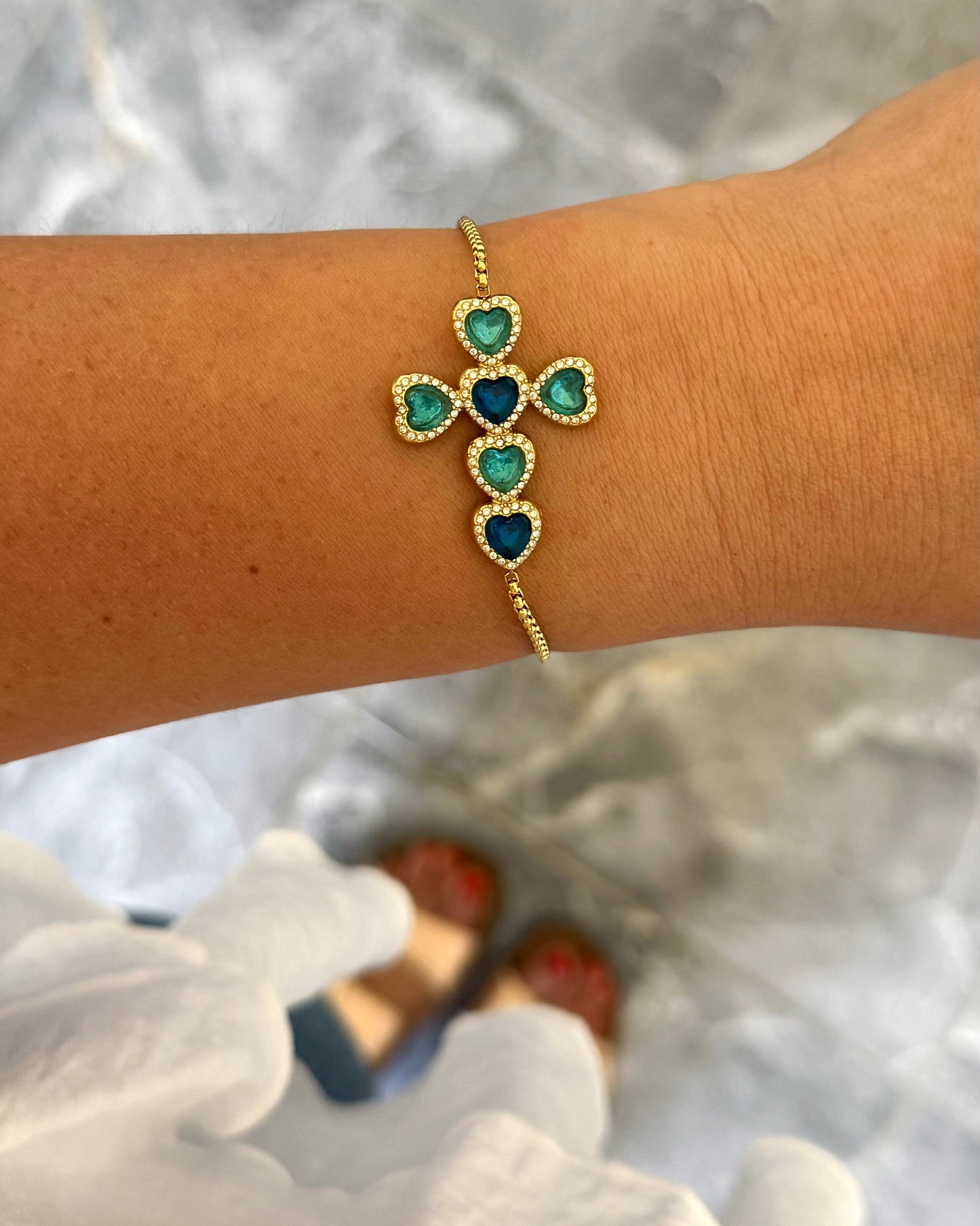 Bracelet Romance bleu