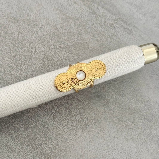 Bague Yara blanc
