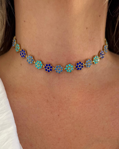 Collier Majesté bleu