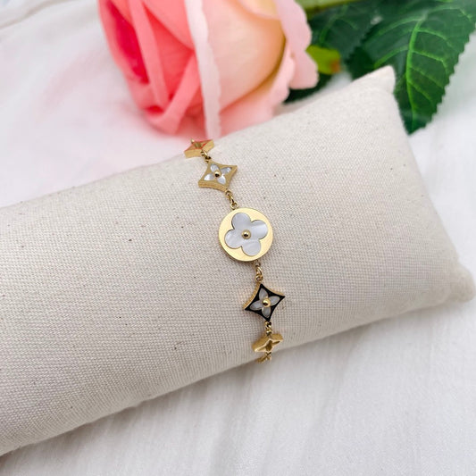 Bracelet Lison blanc