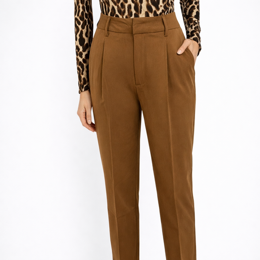 Pantalon Pince Marron