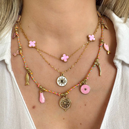 Collier Lexie rose