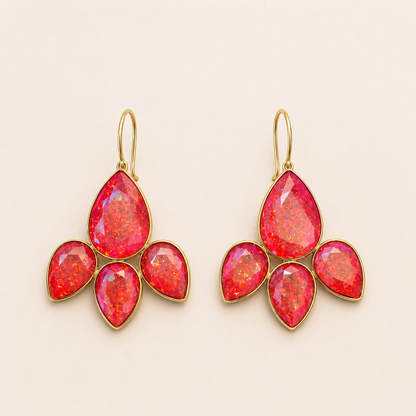 Boucles d'oreilles Coral