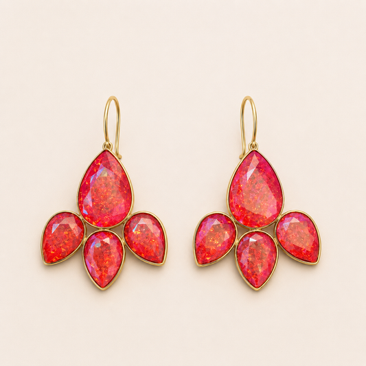Boucles d'oreilles Coral
