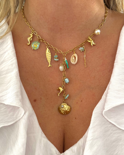 Collier Atoll bleu
