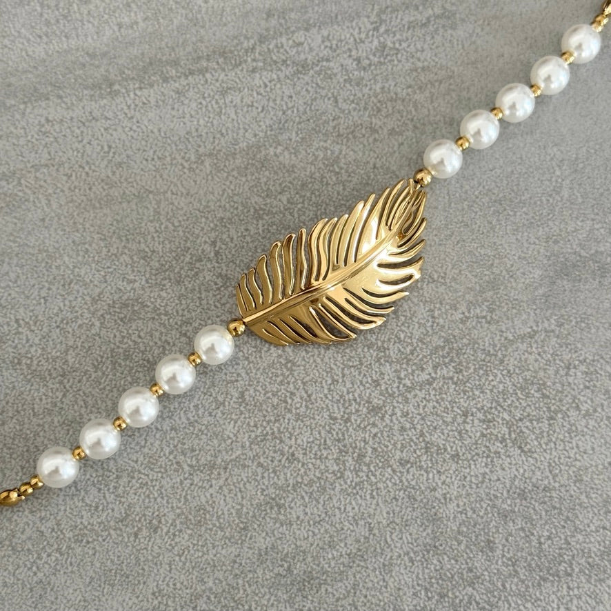 Bracelet Feuille