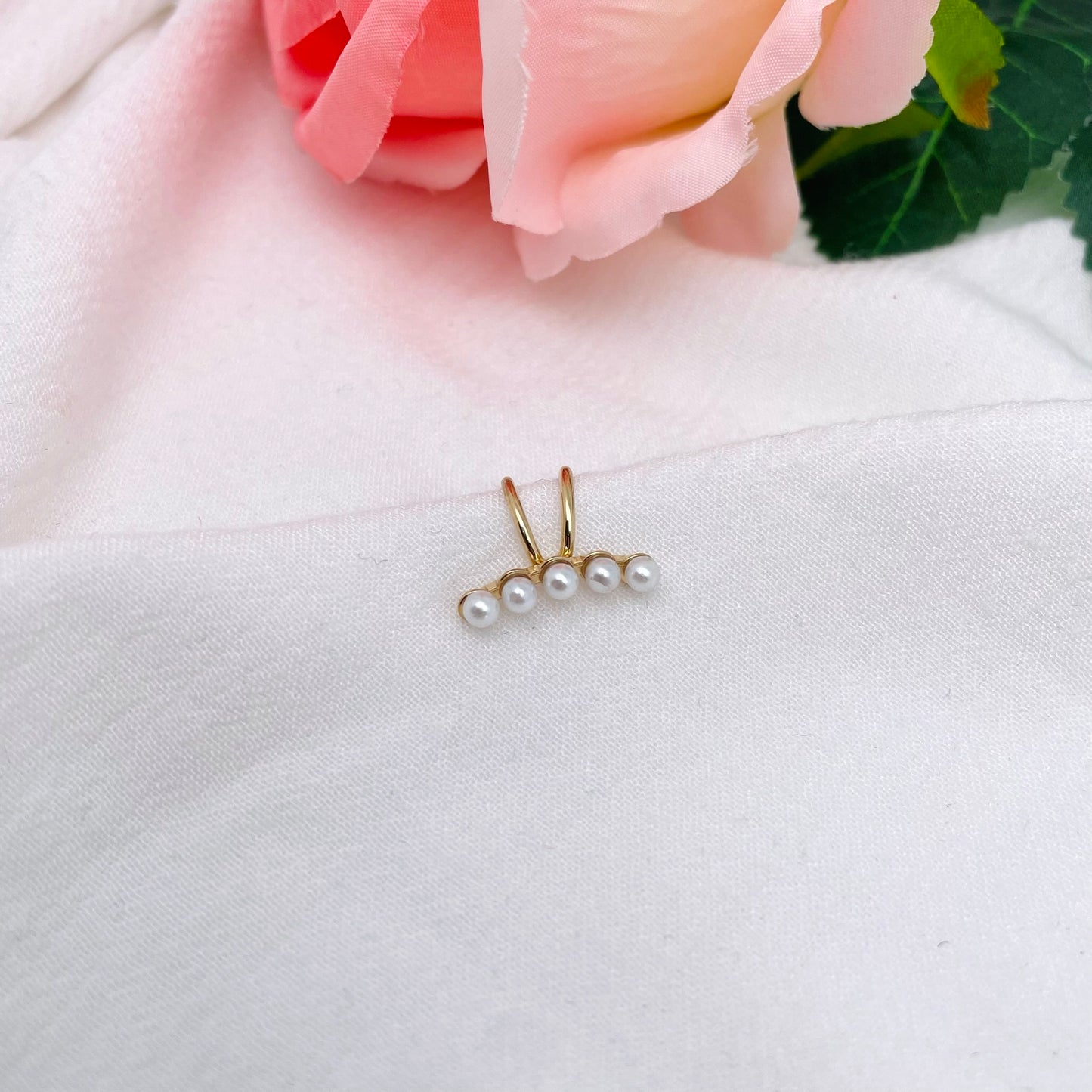 Bague d'oreille Perles