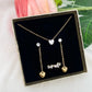 Coffret parure bijoux Coeur