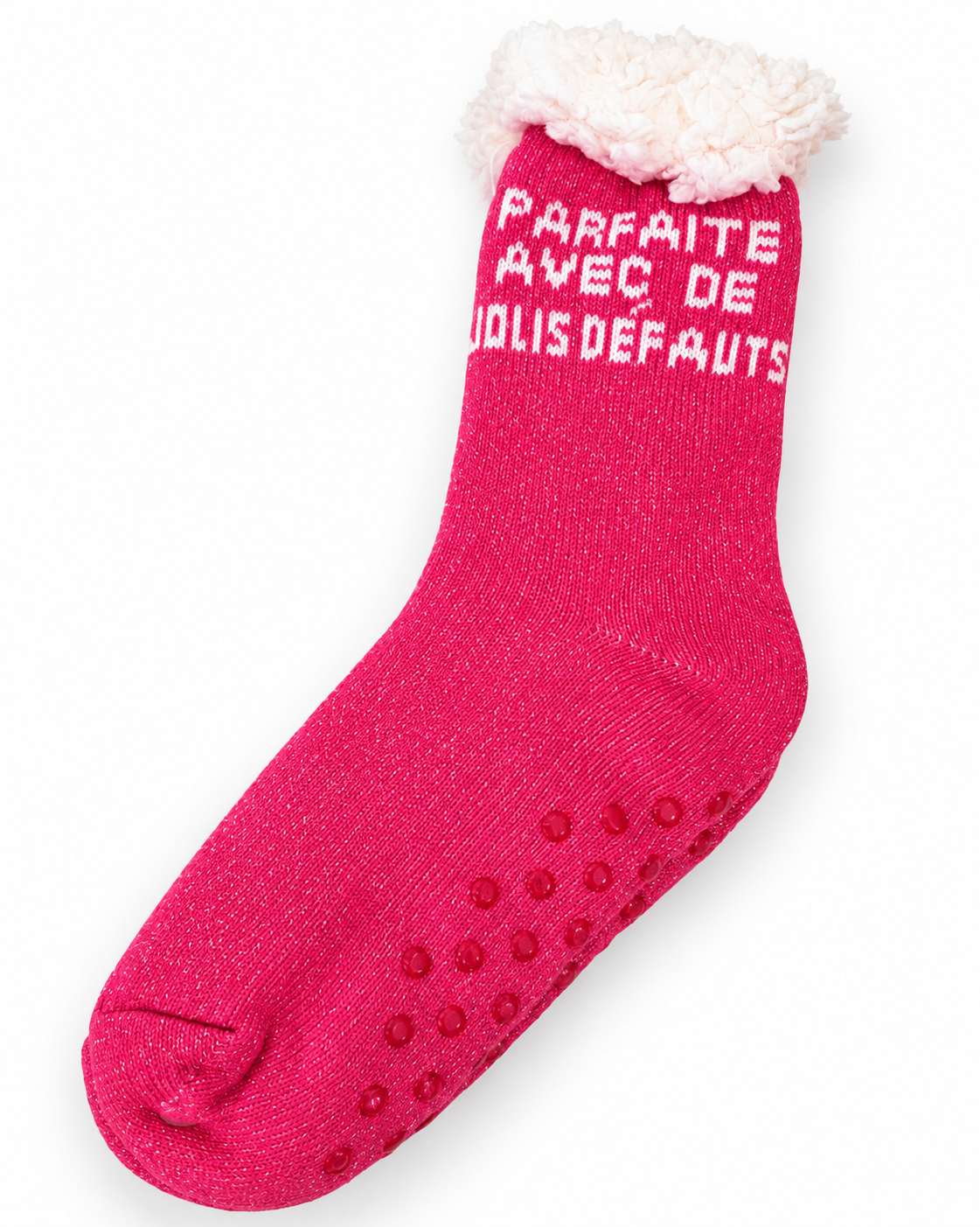 Chaussettes Moumoute paillette "Parfaite avec de jolis défauts"