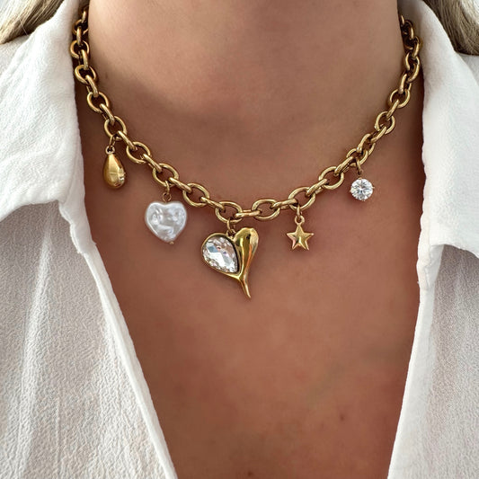 Collier Breloques Passionnément