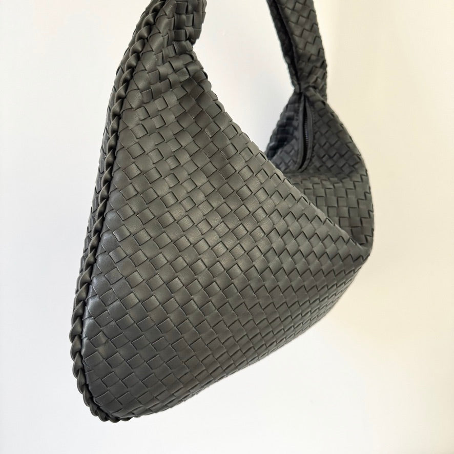 Sac Tressé Maddy gris