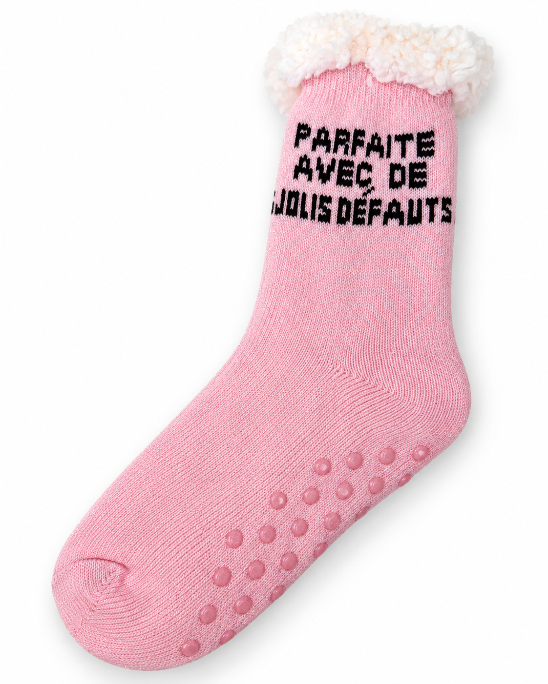 Chaussettes Moumoute paillette "Parfaite avec de jolis défauts"