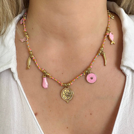 Collier Lexie rose