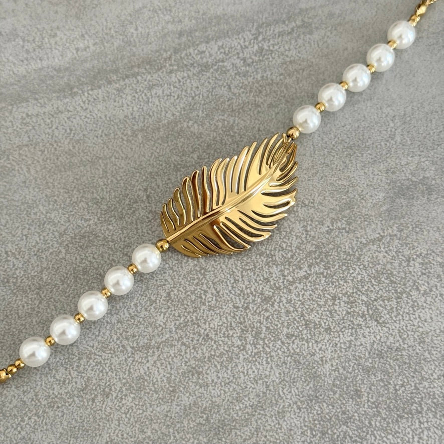 Bracelet Feuille