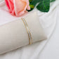 Bracelet jonc Strass doré