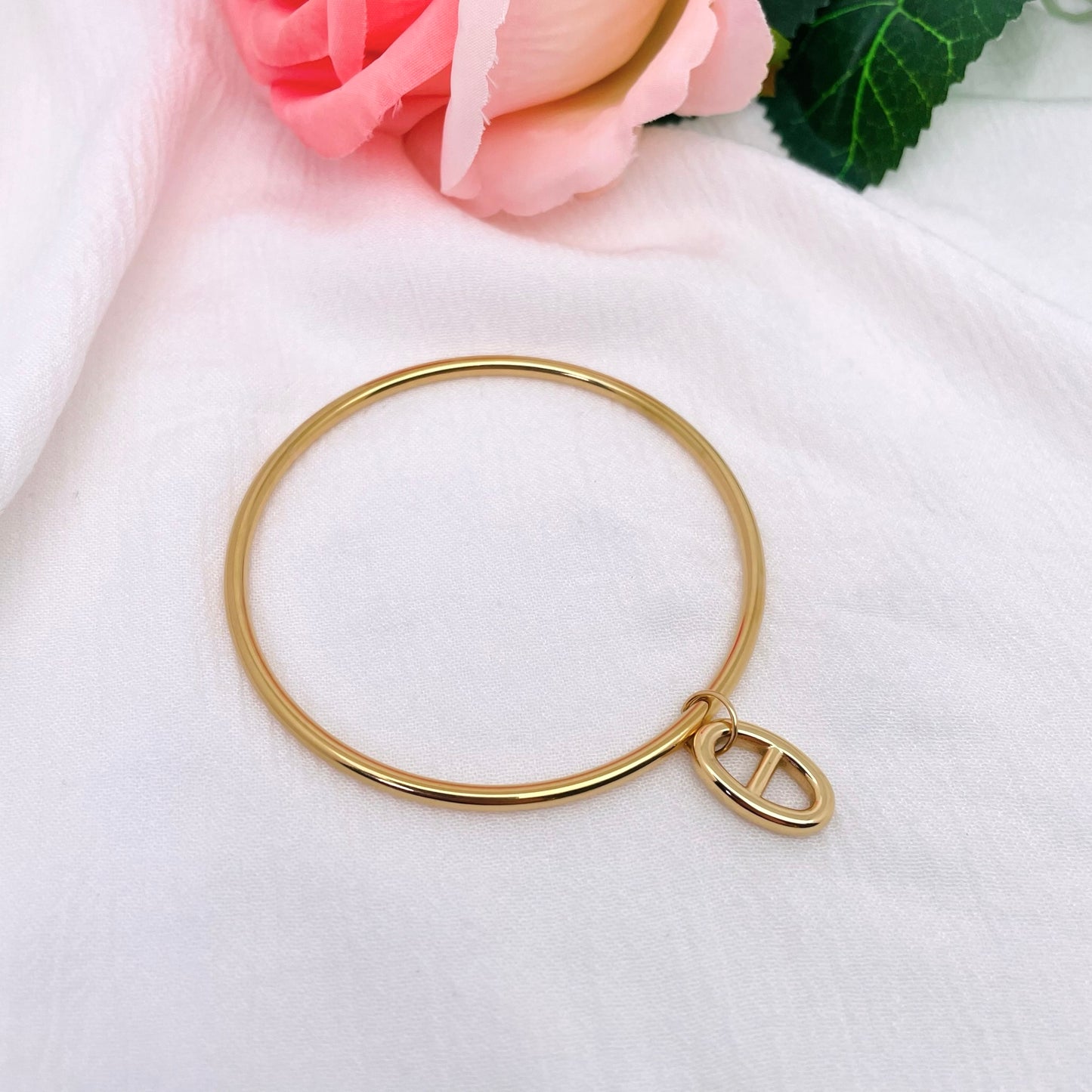 Bracelet jonc Breloque Marine