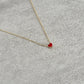 Collier Coeur rouge