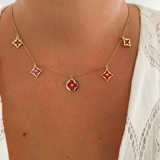 Collier Ilona rouge