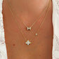 Collier H strass